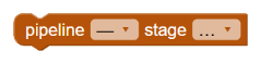 Pipeline stage item