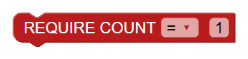 REQUIRE COUNT