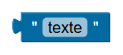Text value