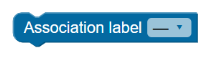 Association label block